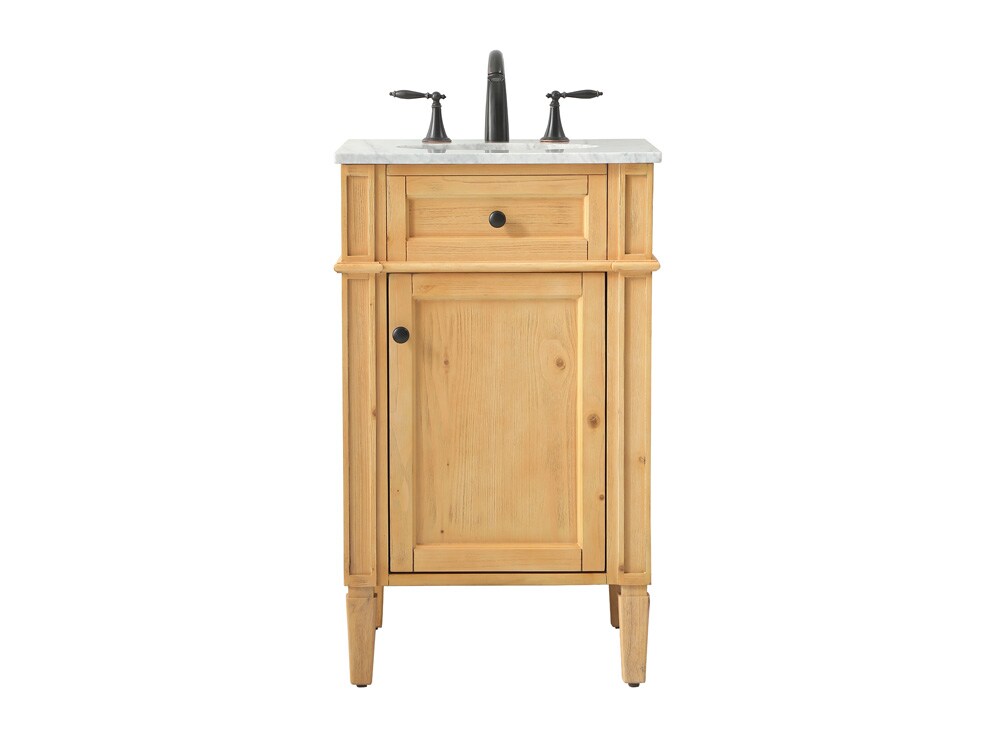 Elegant Furniture & Lighting - Park Avenue 21 inch Single bathroom vanity in natural wood - VF12521NW veiw 1