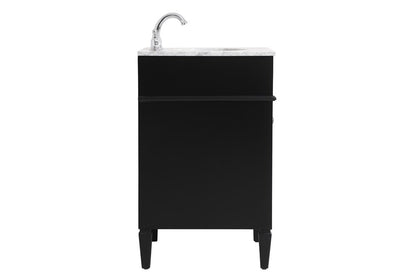 Elegant Furniture & Lighting - Park Avenue 24 inch Single bathroom vanity in Black - VF12524BK veiw 7