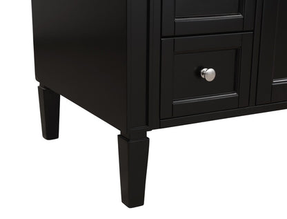 Elegant Furniture & Lighting - Park Avenue 40 inch Single bathroom vanity in Black - VF12540BK veiw 6