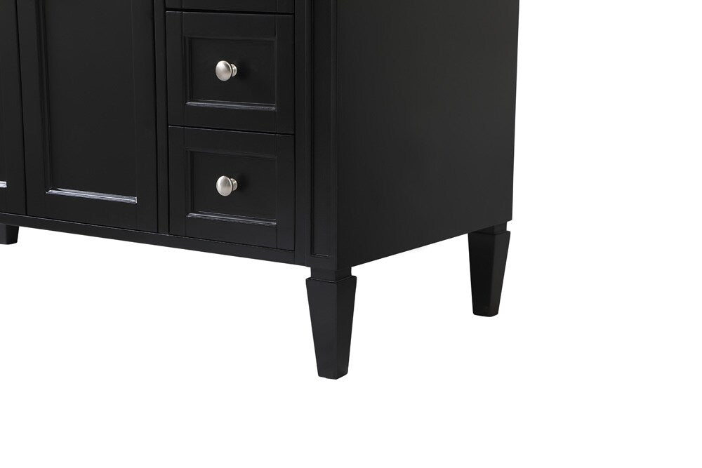 Elegant Furniture & Lighting - Park Avenue 48 inch Single bathroom vanity in Black - VF12548BK veiw 6