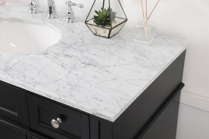 Elegant Furniture & Lighting - Park Avenue 48 inch Single bathroom vanity in Black - VF12548BK veiw 12
