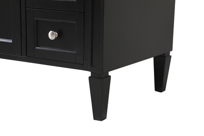Elegant Furniture & Lighting - Park Avenue 48 inch Single bathroom vanity in Black - VF12548BK veiw 13