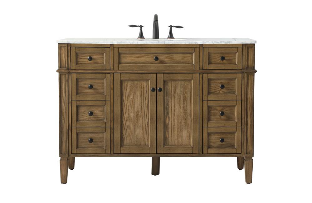Elegant Furniture & Lighting - Park Avenue 48 inch Single bathroom vanity in driftwood - VF12548DW veiw 1