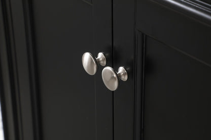 Elegant Furniture & Lighting - Park Avenue 60 inch double bathroom vanity in Black - VF12560DBK veiw 5