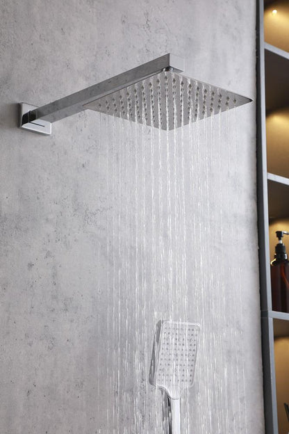 Elegant Furniture & Lighting - Petar Complete Shower and Tub Faucet with Rough-in Valve in Chrome - FAS-9004PCH veiw 4