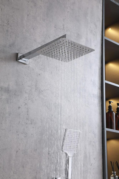 Elegant Furniture & Lighting - Petar Complete Shower Faucet System with Rough-in Valve in Chrome - FAS-9003PCH veiw 4