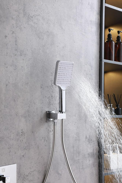 Elegant Furniture & Lighting - Petar Complete Shower Faucet System with Rough-in Valve in Chrome - FAS-9003PCH veiw 5