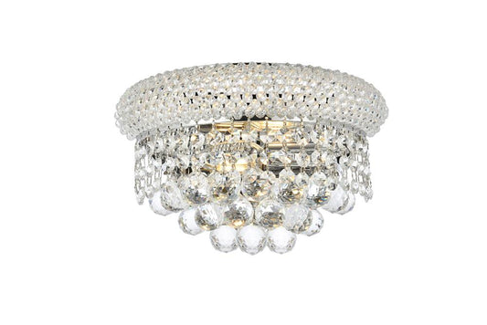 Elegant Furniture & Lighting - Primo 2 light Chrome Wall Sconce Clear Royal Cut Crystal - V1800W12C/RC veiw 1