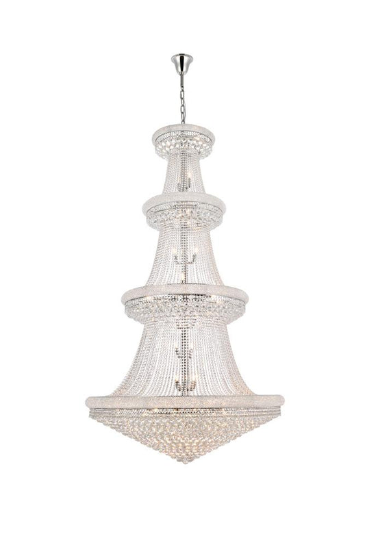 Elegant Furniture & Lighting - Primo 48 light Chrome Chandelier Clear Royal Cut Crystal - V1800G54C/RC veiw 1