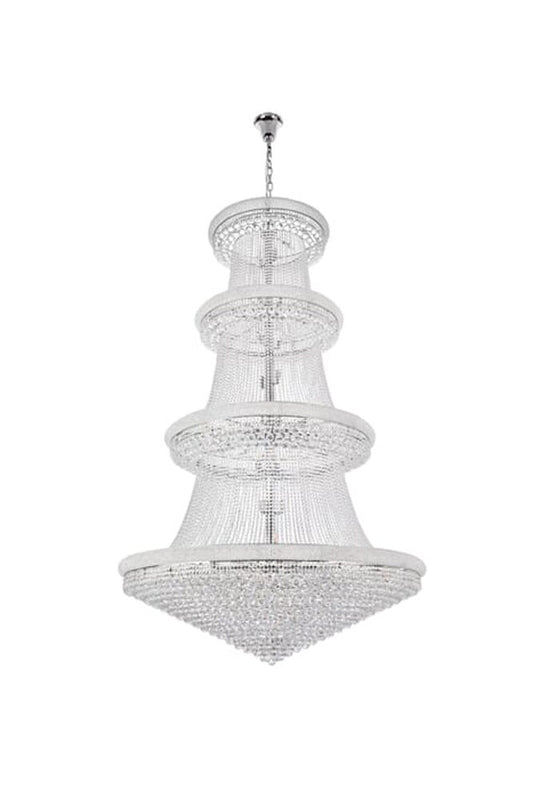 Elegant Furniture & Lighting - Primo 56 light Chrome Chandelier Clear Royal Cut Crystal - V1800G62C/RC veiw 1