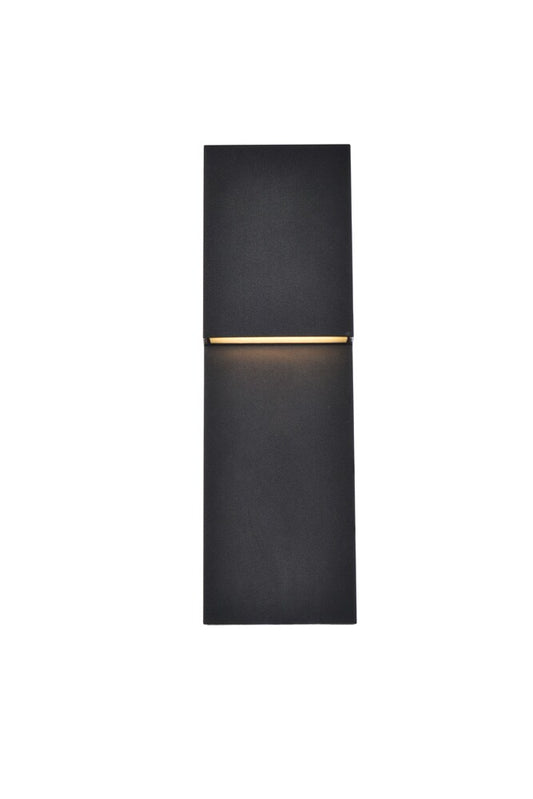 Elegant Furniture & Lighting - Raine Integrated LED wall sconce in black - LDOD4001BK veiw 1