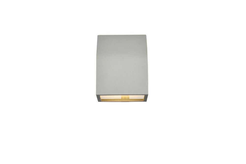 Elegant Furniture & Lighting - Raine Integrated LED wall sconce in silver - LDOD4004S veiw 1