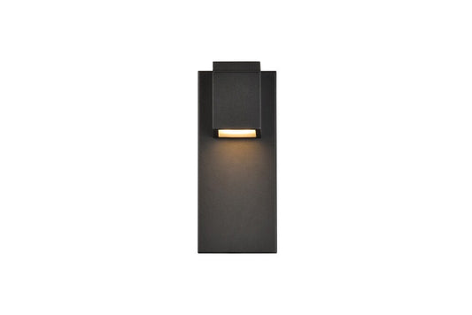 Elegant Furniture & Lighting - Raine Integrated LED wall sconce in black - LDOD4007BK veiw 1