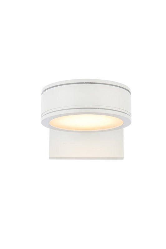 Elegant Furniture & Lighting - Raine Integrated LED wall sconce in white - LDOD4018WH veiw 1