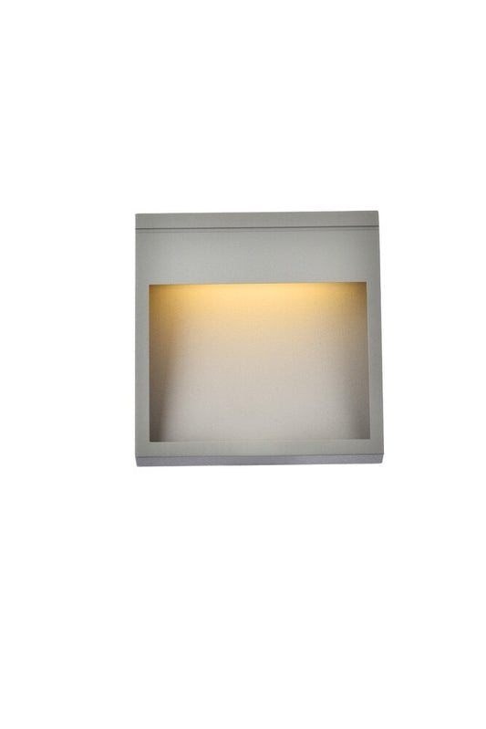 Elegant Furniture & Lighting - Raine Integrated LED wall sconce in silver - LDOD4019S veiw 1