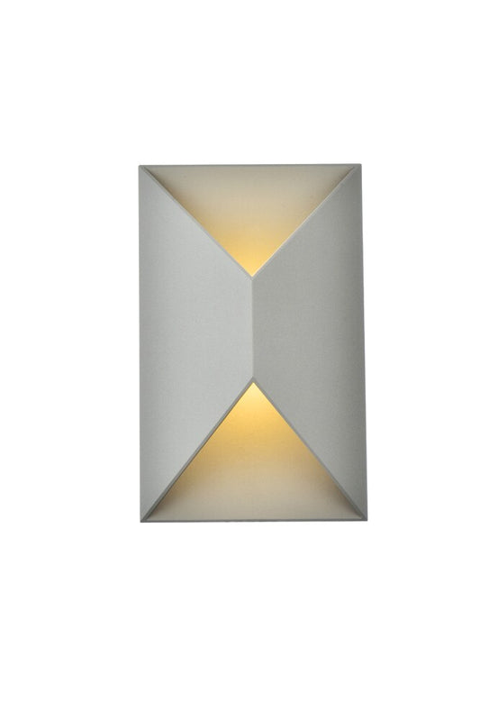 Elegant Furniture & Lighting - Raine Integrated LED wall sconce in silver - LDOD4022S veiw 1