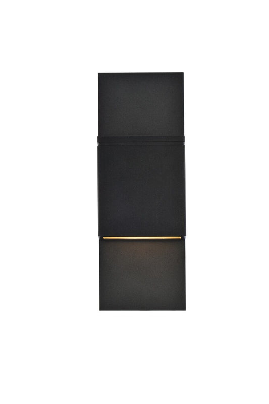Elegant Furniture & Lighting - Raine Integrated LED wall sconce in black - LDOD4024BK veiw 1