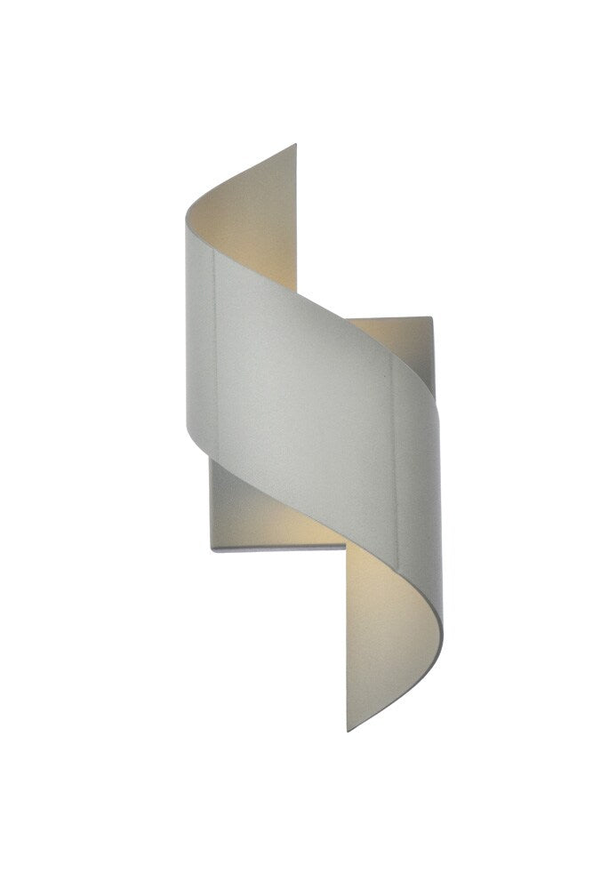 Elegant Furniture & Lighting - Raine Integrated LED wall sconce in silver - LDOD4034S veiw 1