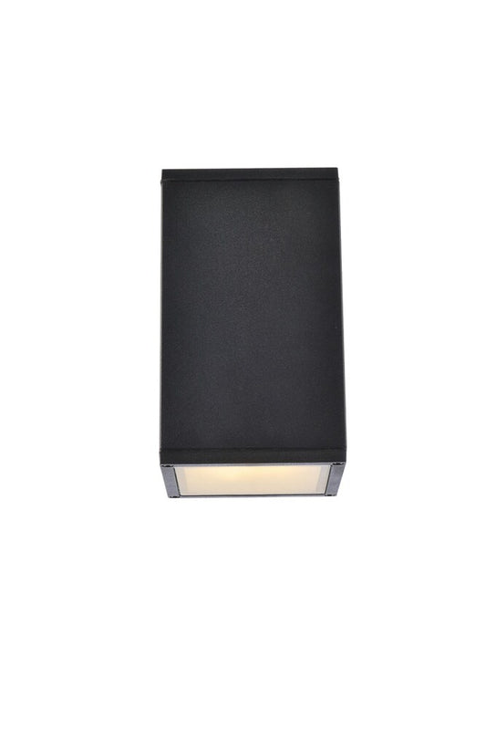 Elegant Furniture & Lighting - Raine Outdoor Wall in black - LDOD4041BK veiw 1
