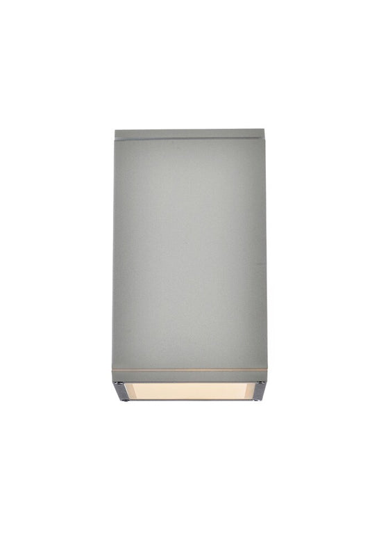 Elegant Furniture & Lighting - Raine Outdoor Wall in silver - LDOD4041S veiw 1