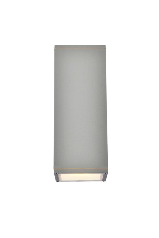 Elegant Furniture & Lighting - Raine Outdoor Wall in Silver - LDOD4042S veiw 1