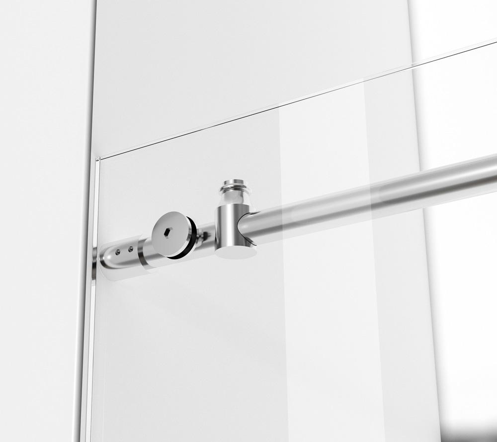 Elegant Furniture & Lighting - Raleigh Frameless shower door 60 x 76 Polished Chrome - SD101-6076PCH veiw 7