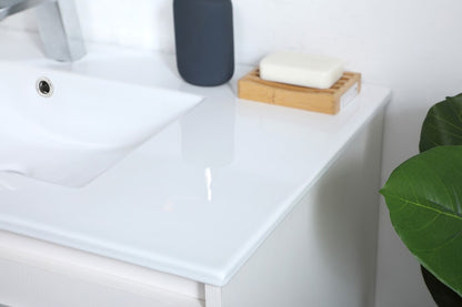 Elegant Furniture & Lighting - Rasina 36 inch Single Bathroom Floating Vanity in White - VF44036WH veiw 5