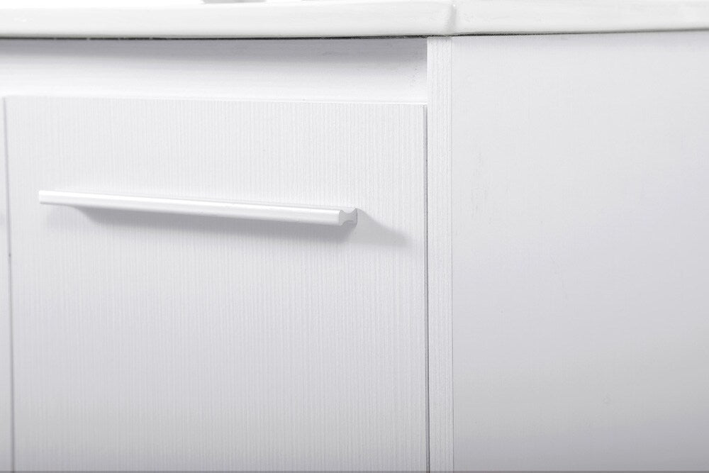 Elegant Furniture & Lighting - Rasina 40 inch Single Bathroom Floating Vanity in White - VF44040WH veiw 6