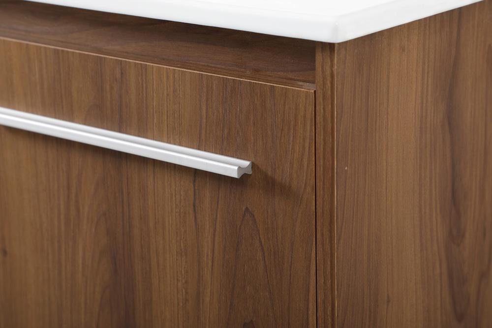 Elegant Furniture & Lighting - Rasina 48 inch Single Bathroom Floating Vanity in Walnut Brown - VF44048WB veiw 7