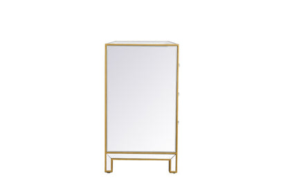 Elegant Furniture & Lighting - Reflexion Cabinet 6 drawers 48in. W x 18in. Din. x 32in. H in gold - MF72017G veiw 9