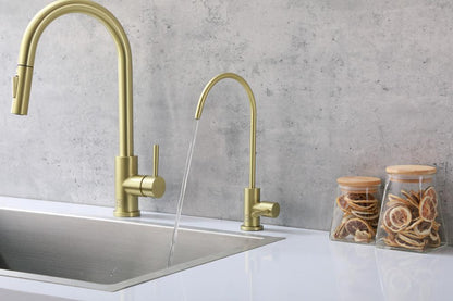 Elegant Furniture & Lighting - Rian Single Handle Cold Water Dispenser in Brushed Gold - FAK-303BGD veiw 3