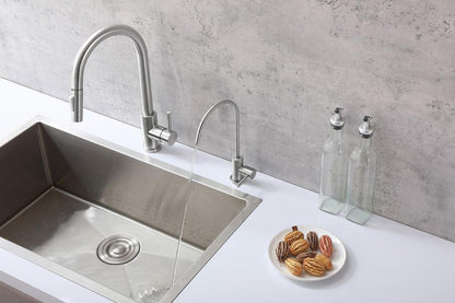 Elegant Furniture & Lighting - Rian Single Handle Cold Water Dispenser in Brushed Nickel - FAK-303BNK veiw 4