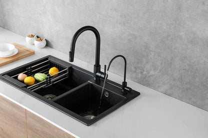 Elegant Furniture & Lighting - Rian Single Handle Cold Water Dispenser in Matte Black - FAK-303MBK veiw 3
