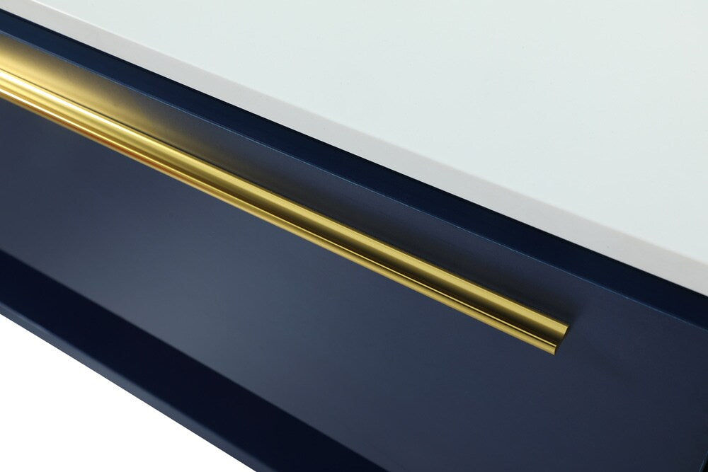 Elegant Furniture & Lighting - Roman 36 inch Single bathroom vanity in blue - VF43536MBL veiw 5