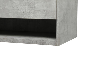 Elegant Furniture & Lighting - Roman 36 inch Single bathroom vanity in concrete grey - VF43536MCG veiw 6