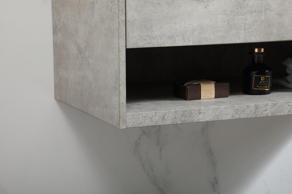 Elegant Furniture & Lighting - Roman 36 inch Single bathroom vanity in concrete grey - VF43536MCG veiw 13