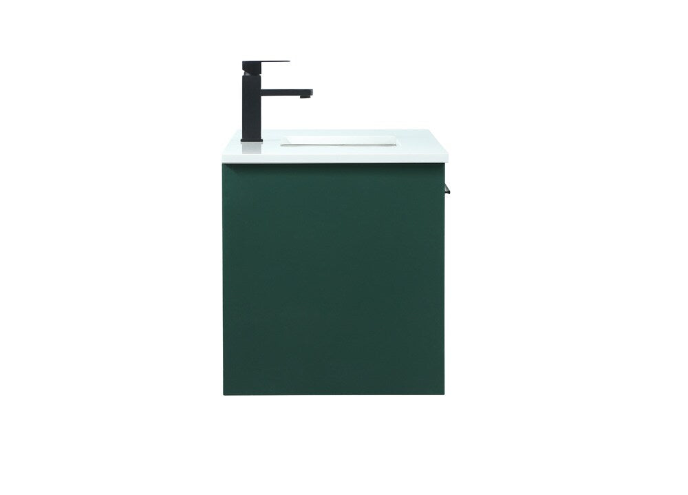 Elegant Furniture & Lighting - Roman 36 inch Single bathroom vanity in green - VF43536MGN veiw 7