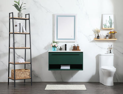 Elegant Furniture & Lighting - Roman 36 inch Single bathroom vanity in green - VF43536MGN veiw 11