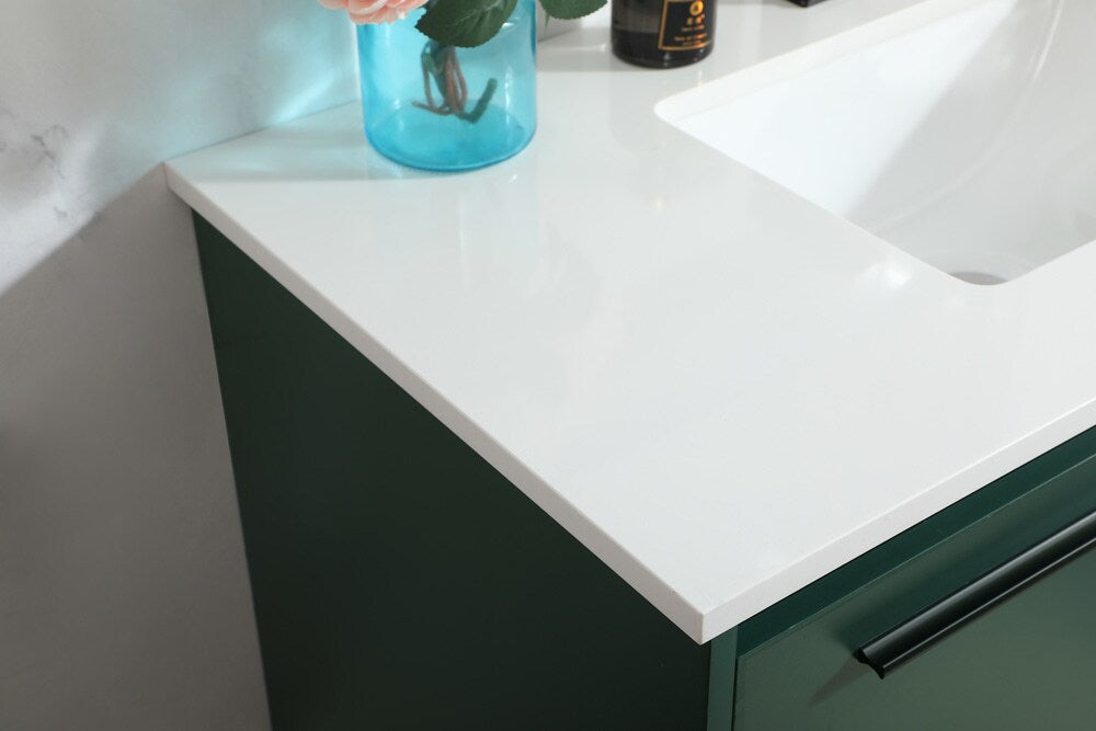 Elegant Furniture & Lighting - Roman 36 inch Single bathroom vanity in green - VF43536MGN veiw 12