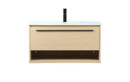 Elegant Furniture & Lighting - Roman 36 inch Single bathroom vanity in maple - VF43536MMP veiw 1