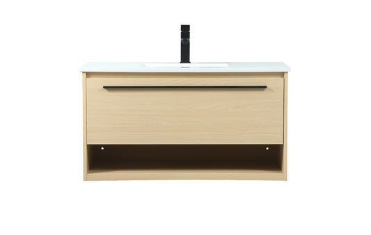 Elegant Furniture & Lighting - Roman 36 inch Single bathroom vanity in maple - VF43536MMP veiw 1
