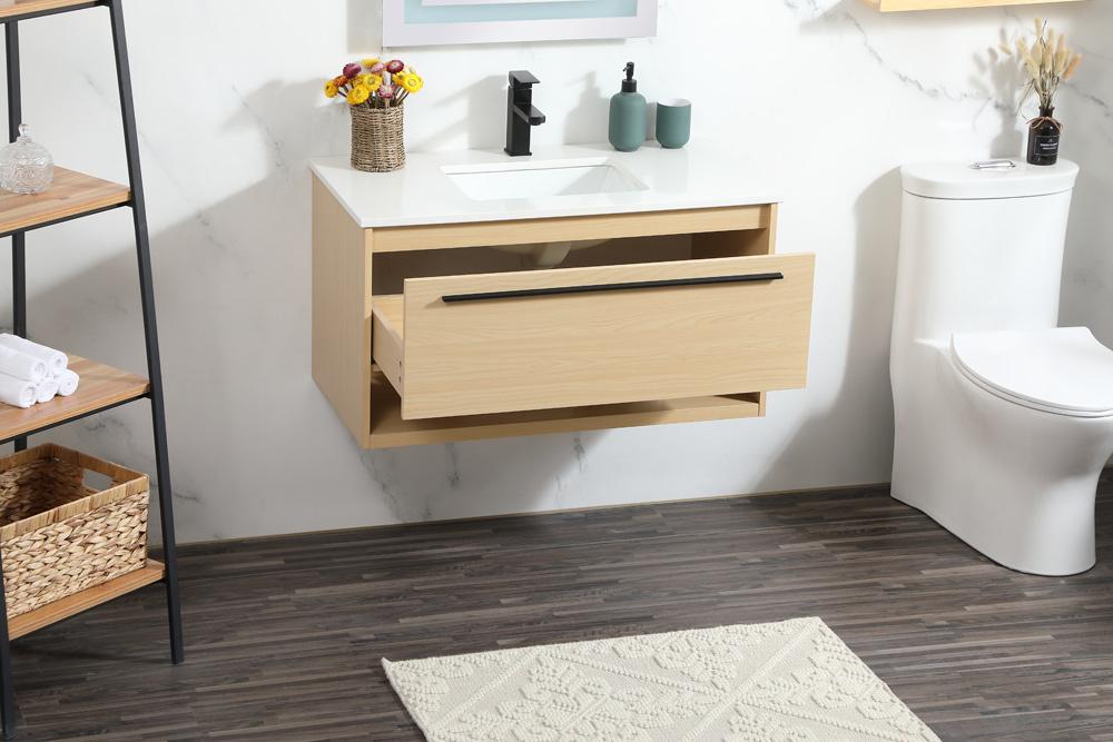 Elegant Furniture & Lighting - Roman 36 inch Single bathroom vanity in maple - VF43536MMP veiw 10