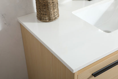 Elegant Furniture & Lighting - Roman 36 inch Single bathroom vanity in maple - VF43536MMP veiw 12