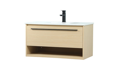 Elegant Furniture & Lighting - Roman 36 inch Single bathroom vanity in maple - VF43536MMP veiw 14