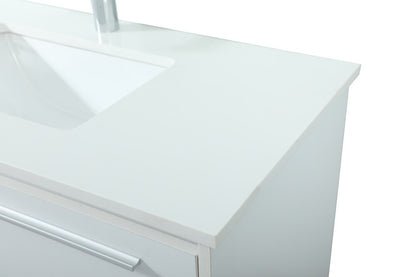 Elegant Furniture & Lighting - Roman 36 inch Single bathroom vanity in white - VF43536MWH veiw 4