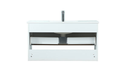 Elegant Furniture & Lighting - Roman 36 inch Single bathroom vanity in white - VF43536MWH veiw 8
