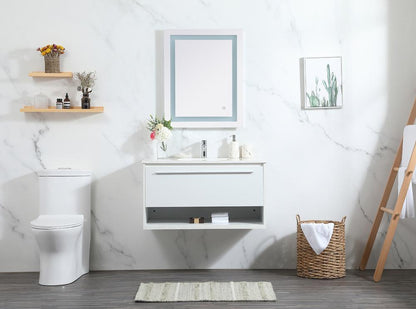 Elegant Furniture & Lighting - Roman 36 inch Single bathroom vanity in white - VF43536MWH veiw 11