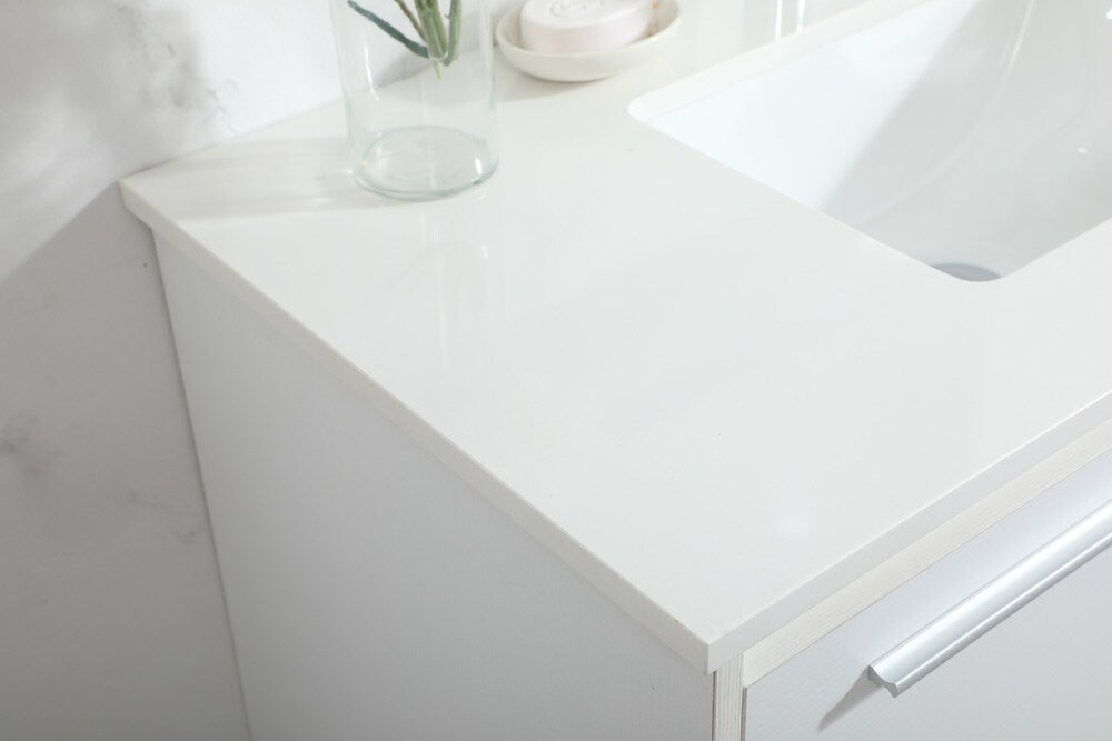 Elegant Furniture & Lighting - Roman 36 inch Single bathroom vanity in white - VF43536MWH veiw 12