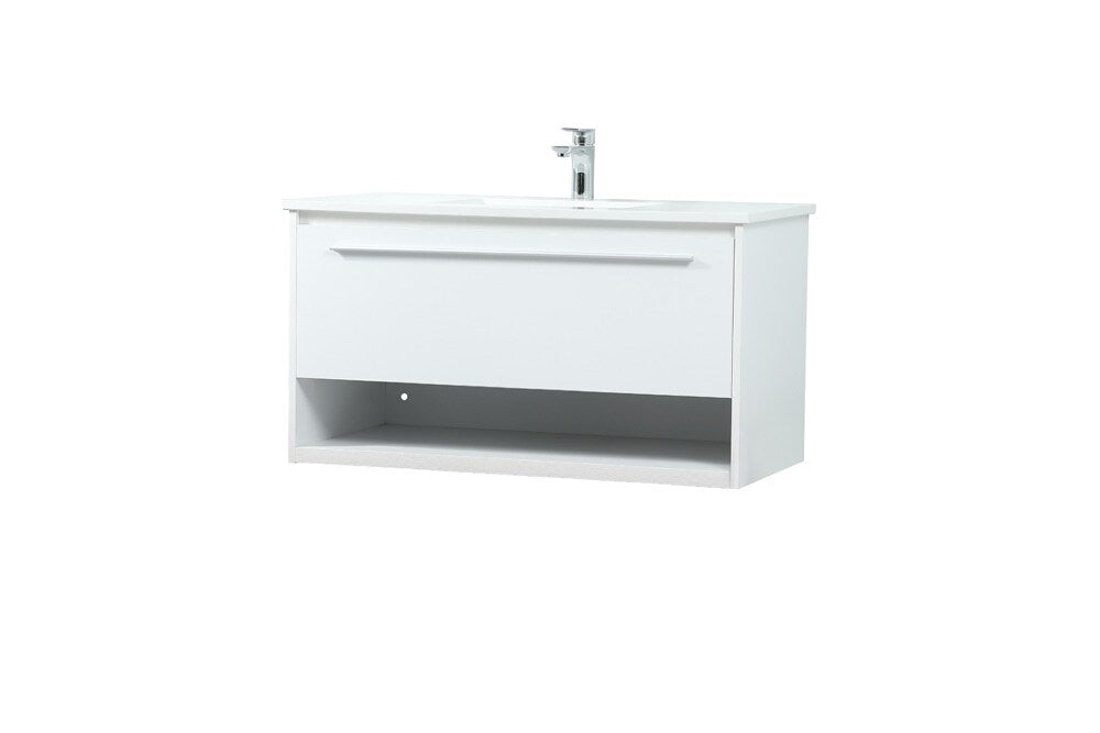 Elegant Furniture & Lighting - Roman 36 inch Single bathroom vanity in white - VF43536MWH veiw 14