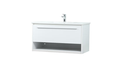 Elegant Furniture & Lighting - Roman 36 inch Single bathroom vanity in white - VF43536MWH veiw 14